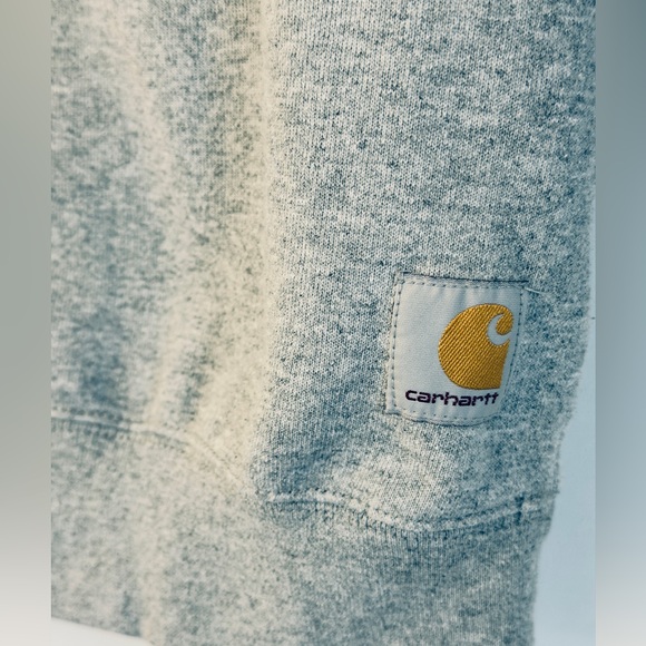 Carhartt Men's Heather Gray Crewneck Pullover Sweater Large - Picture 3 of 4